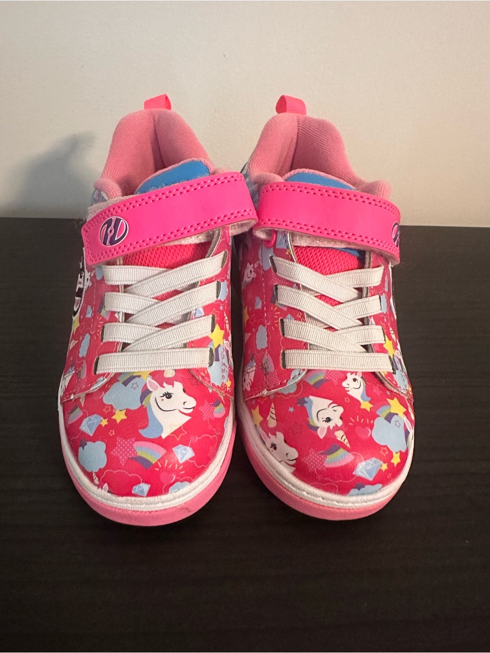 Heelys Girls Pink Unicorn Print Sneakers
